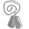 Dog Tags on Necklace – Army / Military Accessory