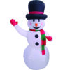 Inflatable Snowman with 3 LED Lights – 120cm