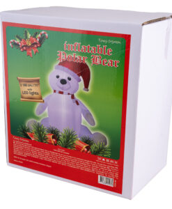 Alternative view of Giant Polar Bear Inflatable – 180cm