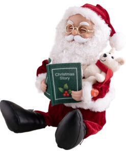Sitting Santa Animatronic – 35cm