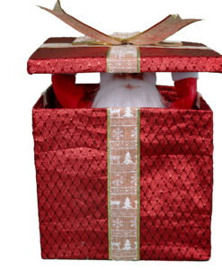 Alternative view of Santa’s Gift Box Animatronic – 27cm