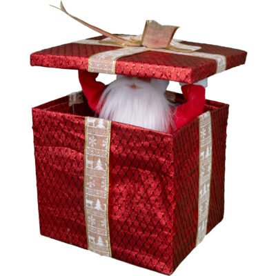 Santa’s Gift Box Animatronic – 27cm