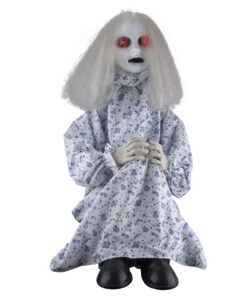 Animated Sitting Girl Halloween Prop – 75cm