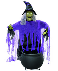 Witch with Cooking Pot Animatronic – 140cm