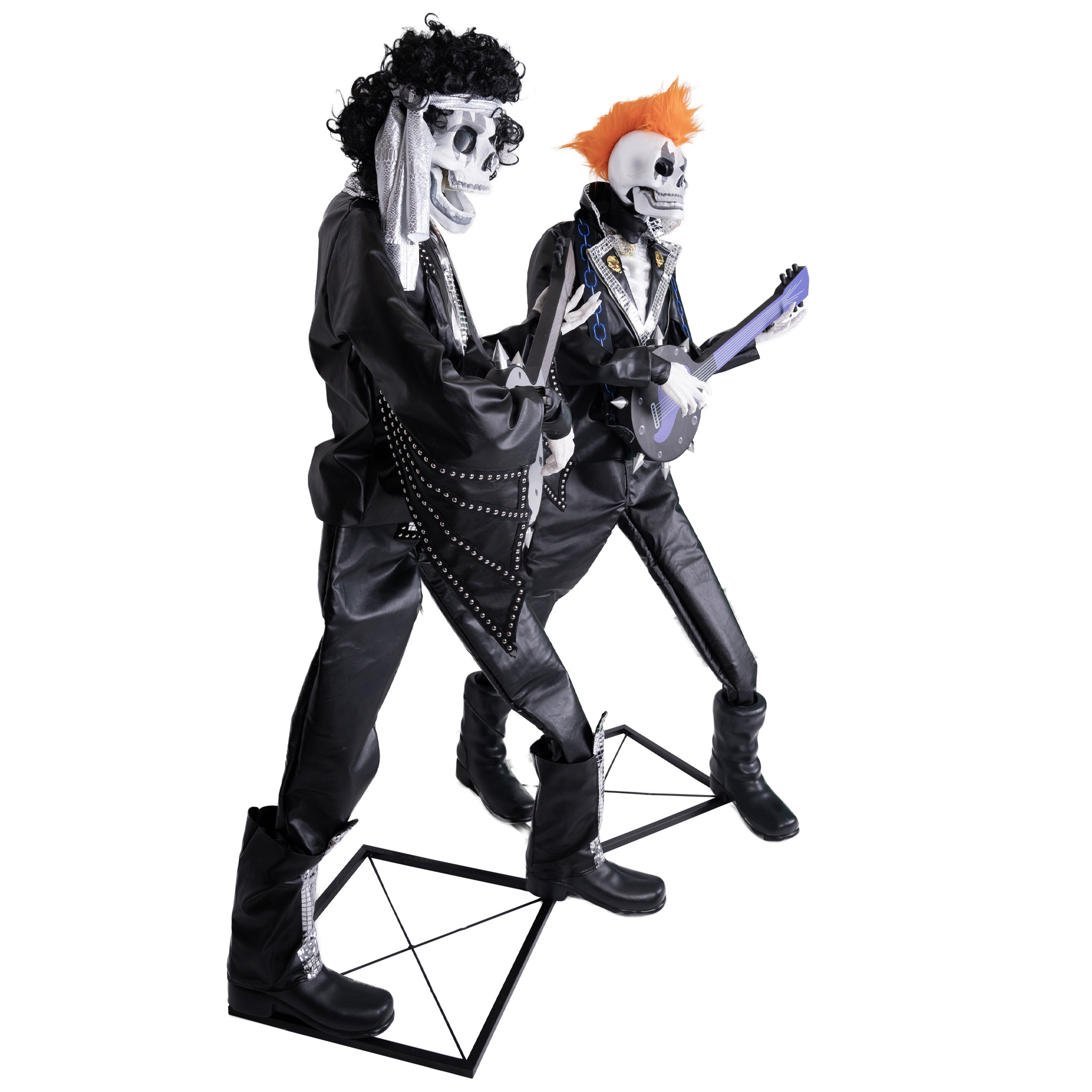 Punk Rock Skeleton Duo Animatronic – 185cm - Image 3
