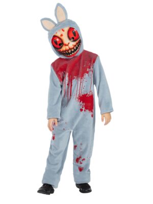 Horror “La Boo” Costume – Kids All-in-One, Hood & Mask
