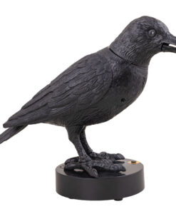 Alternative view of Crazy Crow Animatronic – Halloween Decoration